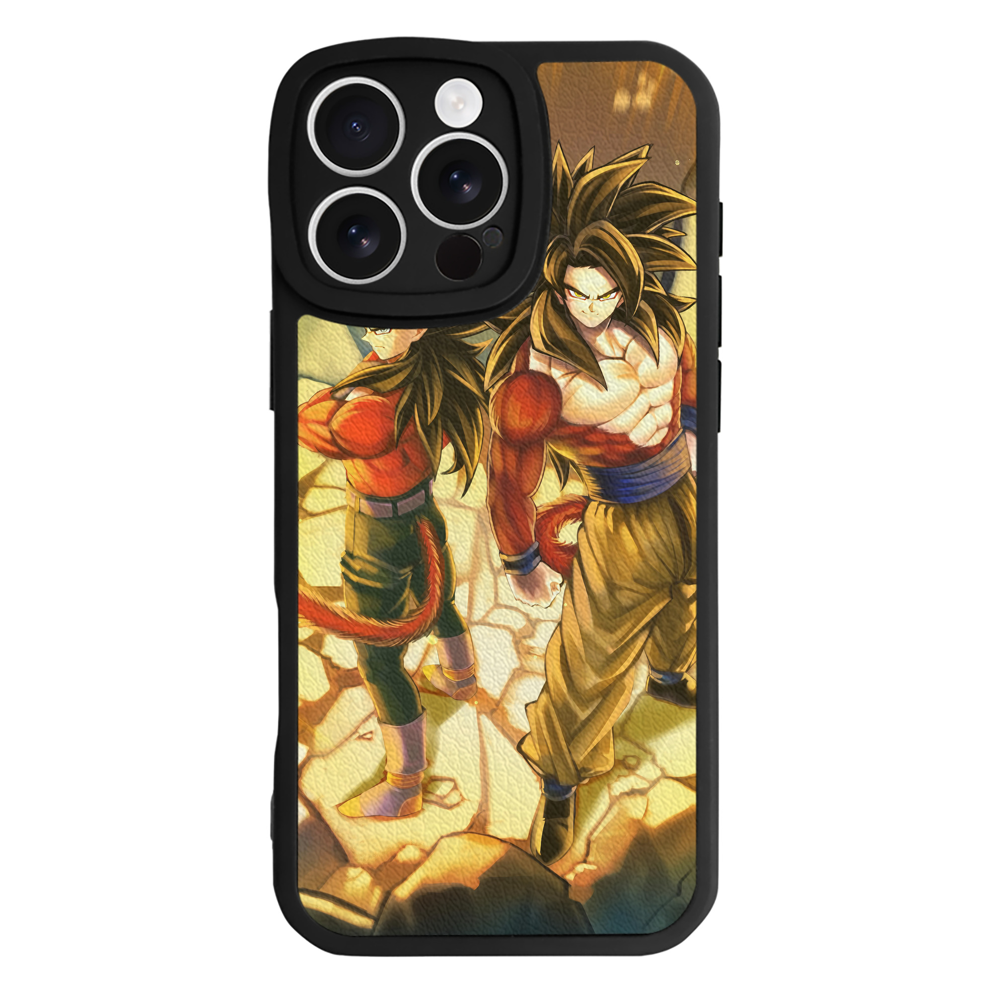 （画像用） ドラゴンボール DRAGON BALL 【iPhone 16シリーズ対応】シリコンスマホケース（レザー調） 材質：シリコン